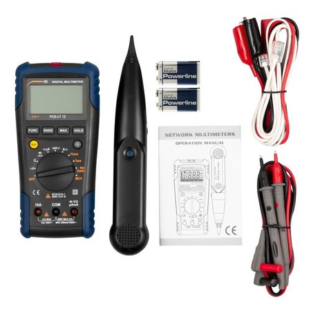 Pce Instruments Digital Multimeter, Up to 200 mV PCE-LT 12